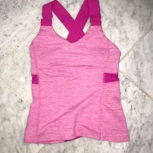 Lululemon Pink tank top